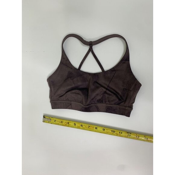 Reebok Purple Scoop Neck Racer Back Sports Bra Size Small - Picture 6 of 10